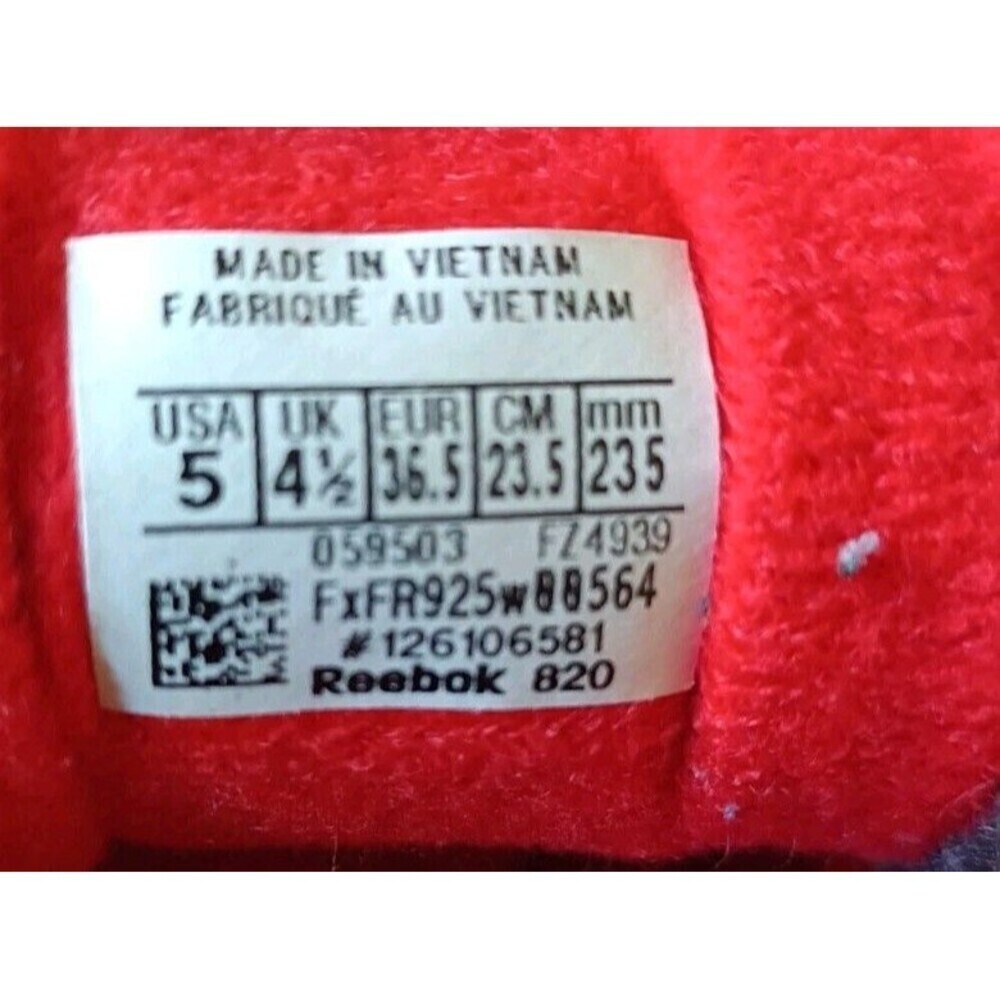 Reebok Cardi B Sneakers Size 5 Red Coated Club C Double Bubble Gum Bottom - Picture 3 of 13